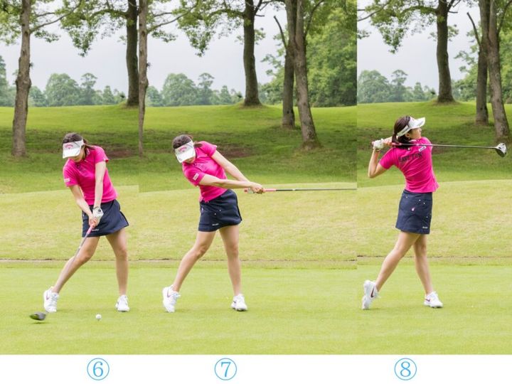 女子プロの美しいスイングを解説！「下半身を上手に使う」とは？
