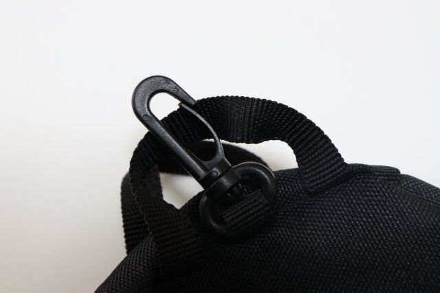 キーリング付スクエアポーチ カラビナフック