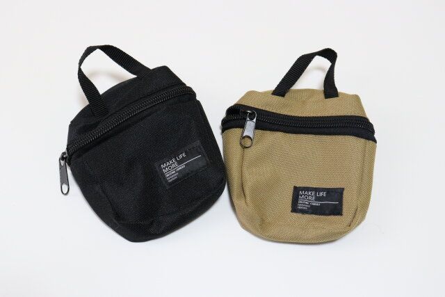 キーリング付スクエアポーチ デザイン