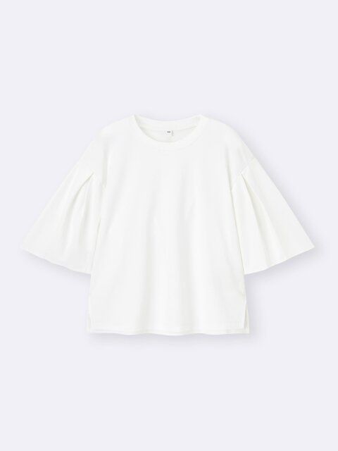 GUのフレアスリーブT