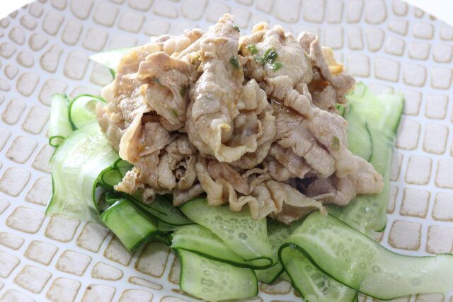 ダイソー 賛否両論 笠原将弘監修 豚しゃぶの香味わさびだれ 豚しゃぶ 仕上がり