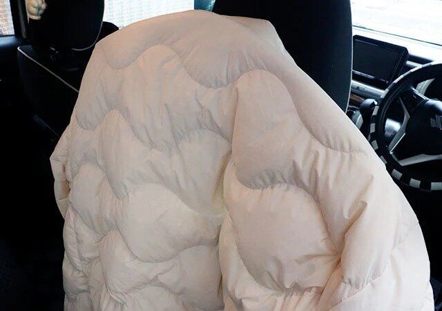 ダイソーの車内で使えるシートジャケットハンガー