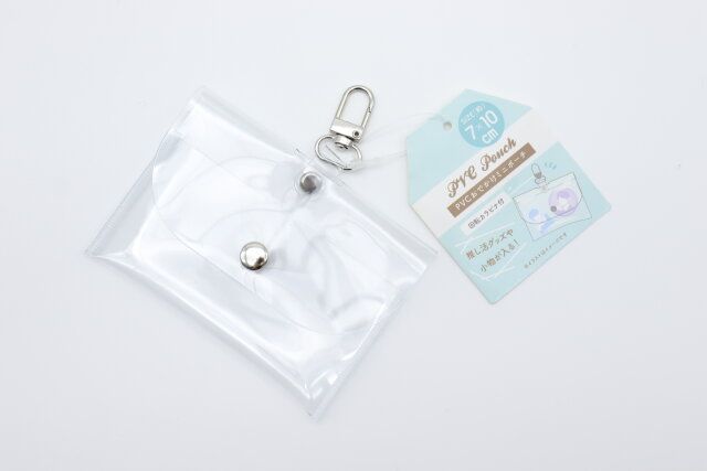 セリアのPVCおでかけミニポーチ7×10cm MA-1853のパッケージ