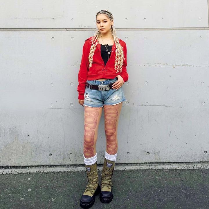 【SNAP】アイレットベルトと厚底がトレンドライク！ NANAさん