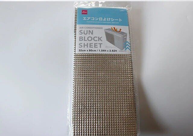 ダイソー エアコン日よけシート（32cm×80cm） パッケージ