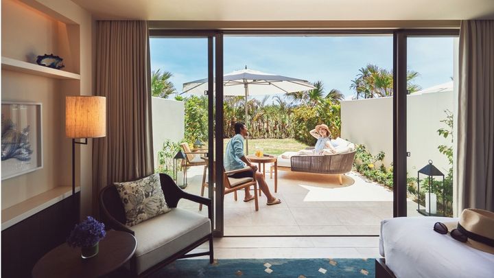 クラブインターコンチネンタルプレミアムガーデンルームはプライベートガーデンを完備。