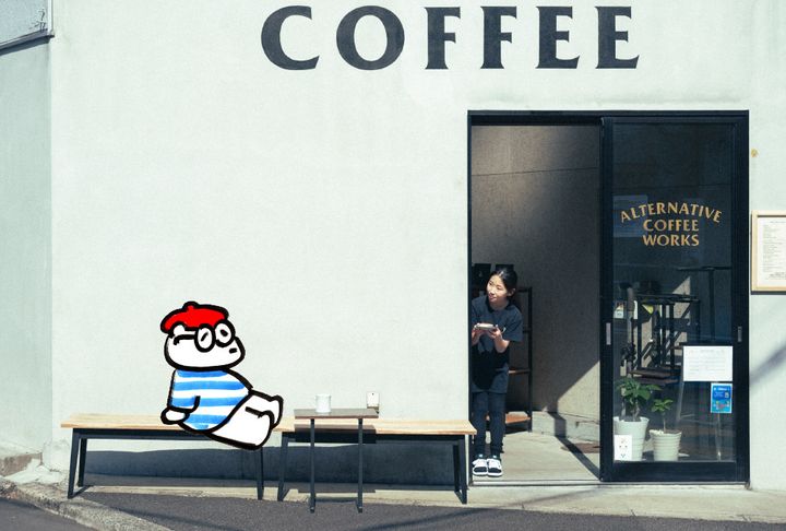 北新宿のカフェで、コーヒーとチーズケーキ：Alternative Coffee Works【ファージーの特等席 vol.35】