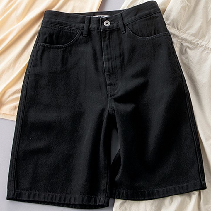 ユニクロユーのデニムハーフパンツ