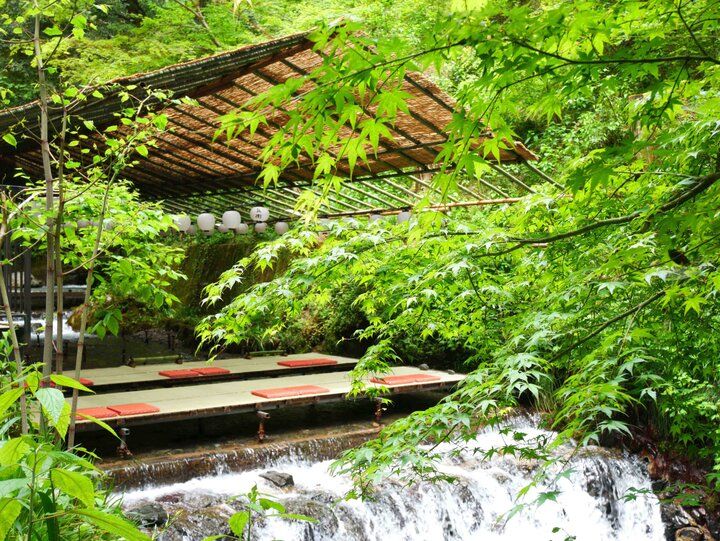 京都・洛北の青もみじプチトリップ、叡山電車に乗って「下鴨神社」から京の奥座敷「貴船」へ♪