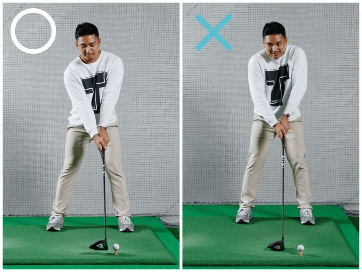 力んで構えてない？ヘッドを浮かせてドライバーの飛距離を伸ばそう