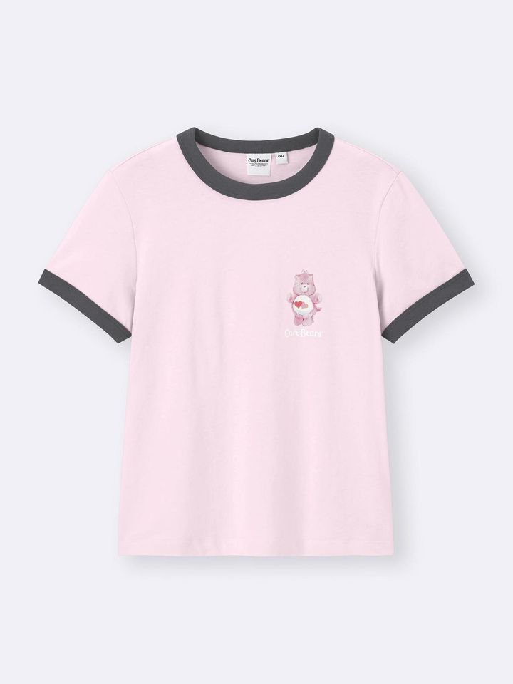 ケアベア Care Bears 13 DE MARZO コラボTシャツ ピンク GU × ケアベア】かわいさが止まらない「コラボTシャツ」 | TRILL