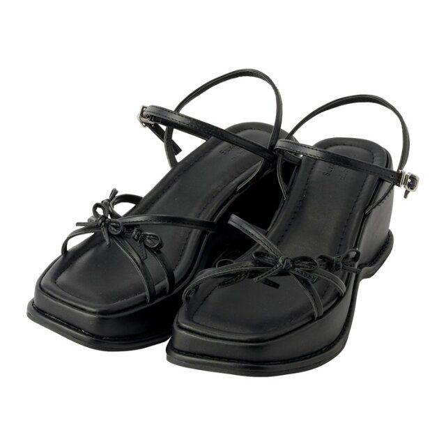 しまむらのリボンサンダル