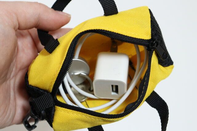 キーリング付ミニボストンバッグ 使用例