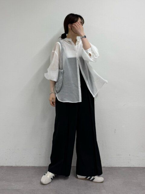 シアーシャツコーデ5