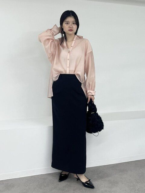 シアーシャツコーデ4