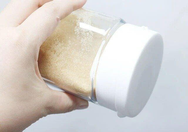 ダイソー 計量できるキャニスター（300mL、角）