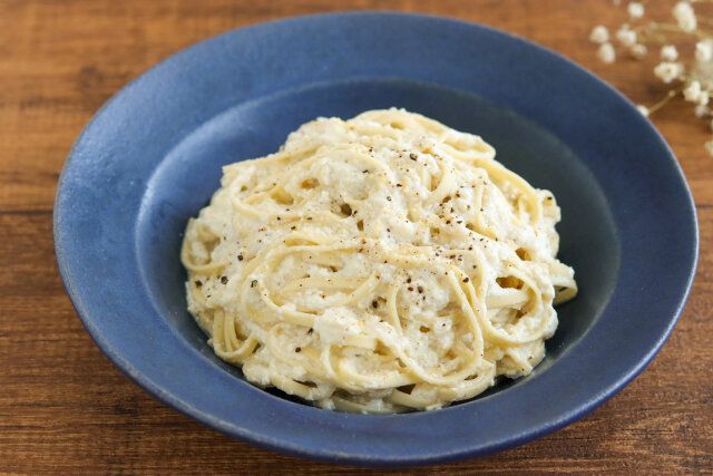 豆腐のスパゲッティ 完成