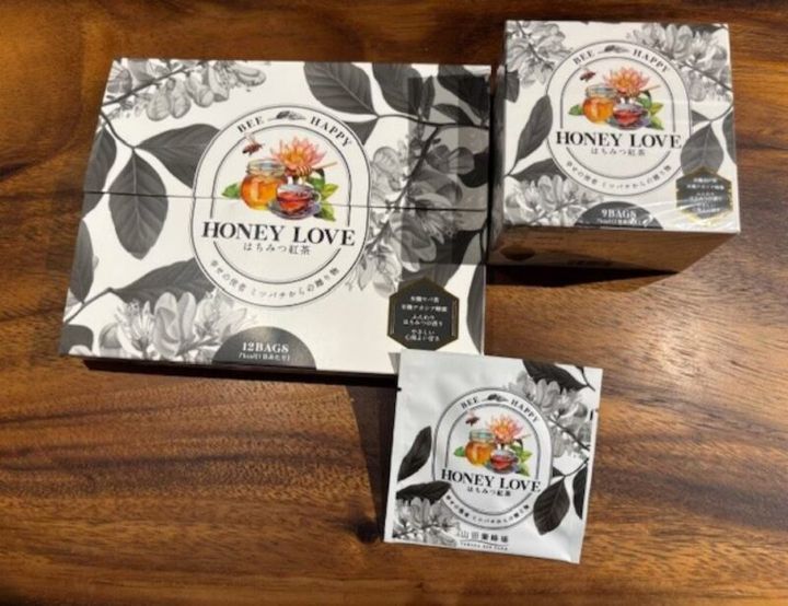 山田養蜂場のはちみつ紅茶 アカシア蜂蜜とウバ茶を使用