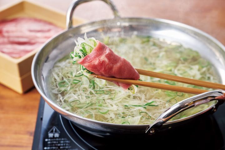 鶏清湯葱たんしゃぶ