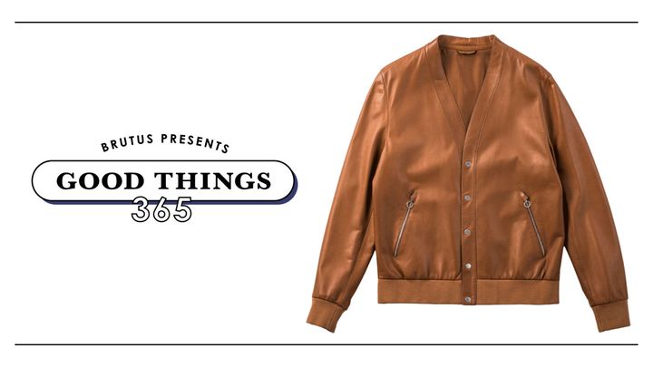 〈セラファン〉のレザーブルゾン