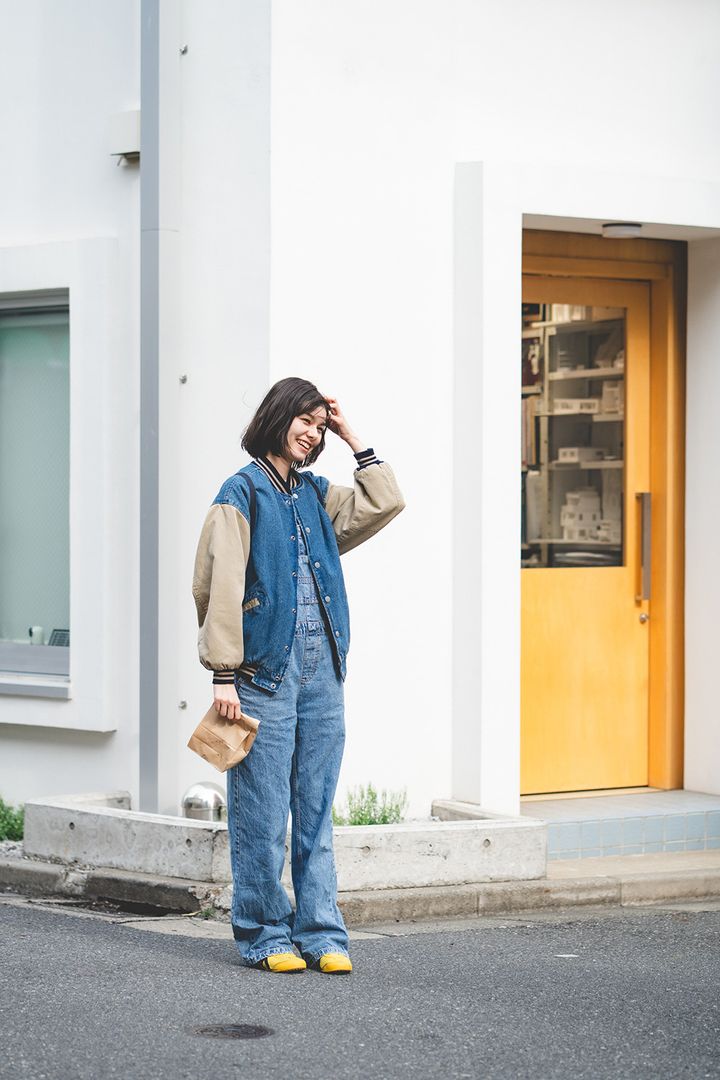 おしゃれ上級者はデニムオンデニムを古着でレトロな雰囲気に着こなす【FUDGE dig.｜SNAP vol.4】