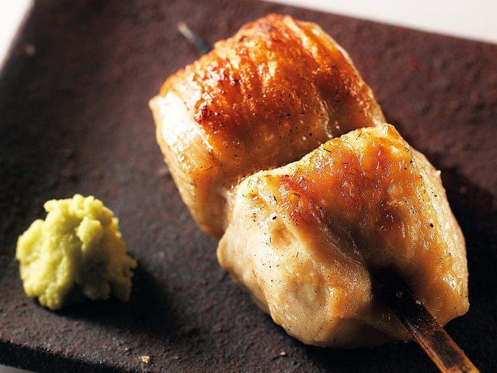 溜池山王『赤坂ひめの』の「妻地鶏」の胸の抱き身