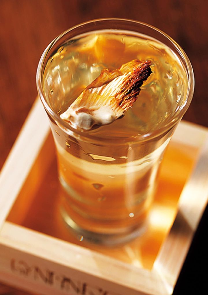 代々木『千駄ヶ谷 焼き福 浅野』の「ひれ酒」