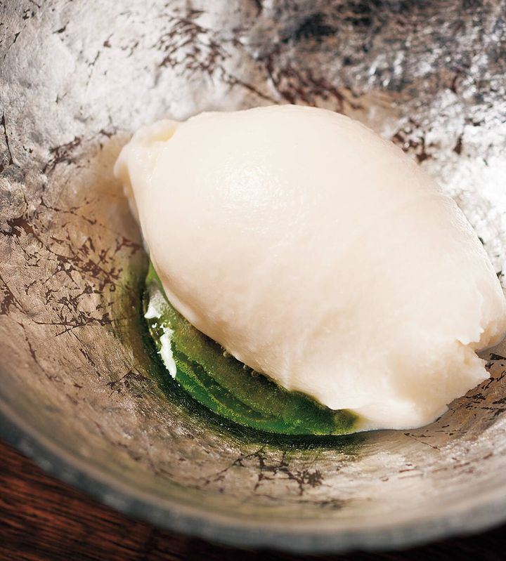 門前仲町『jiü』の「蕪のアイスクリーム」