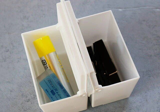 ダイソー フリーデスクボックス 04