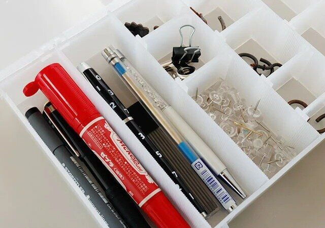 ダイソー セクションケース（28cm×17.5cm×4.5cm）