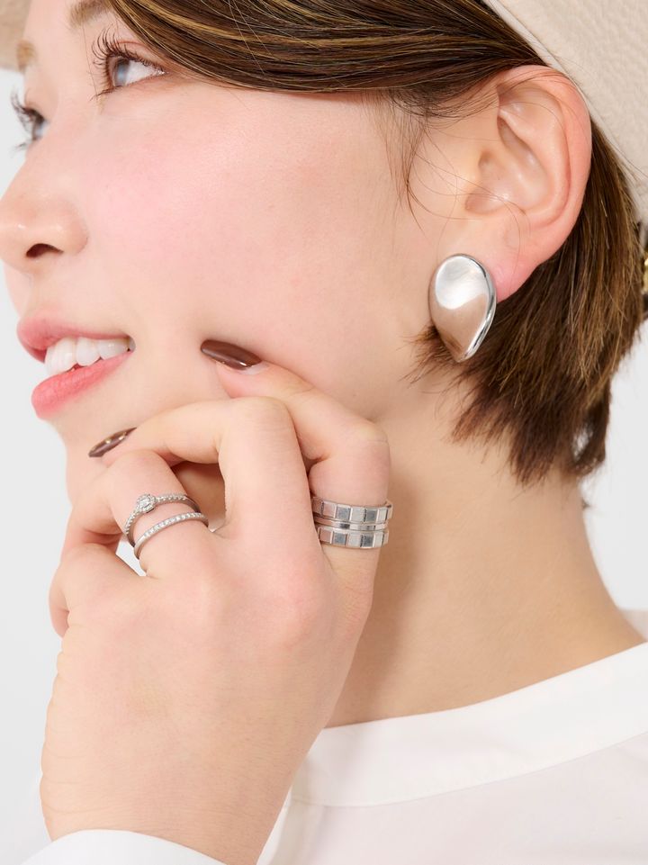 クラウドチームVERY髙橋香穂の春コーデのジュエリー