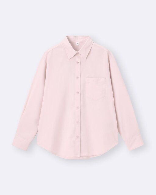 GU バックボタンシャツ PINK