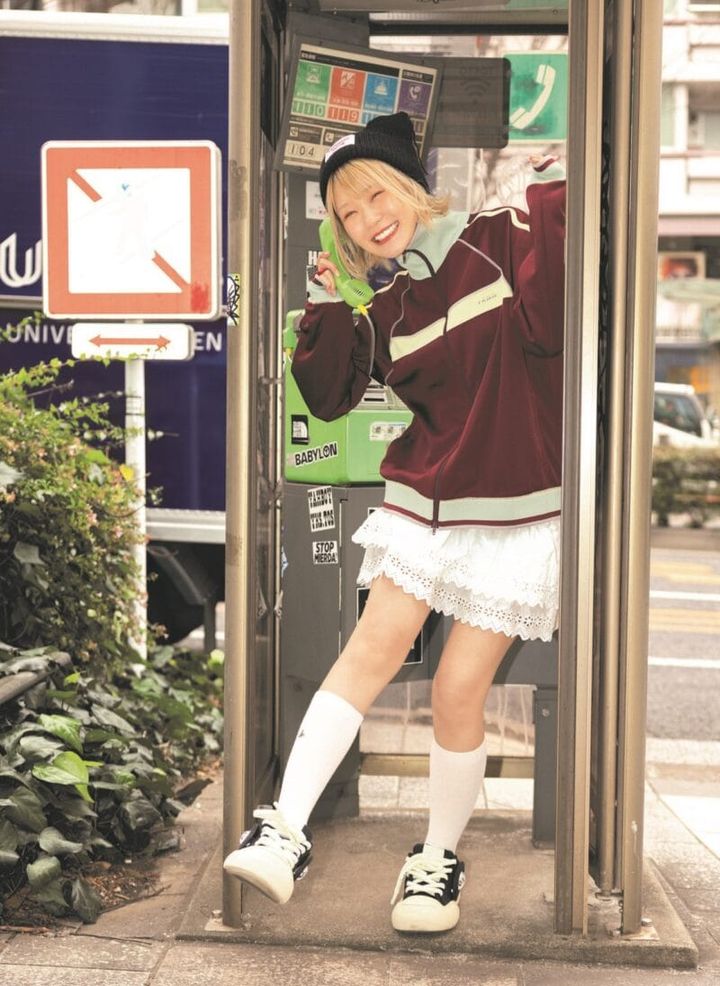 私服のハラミちゃん