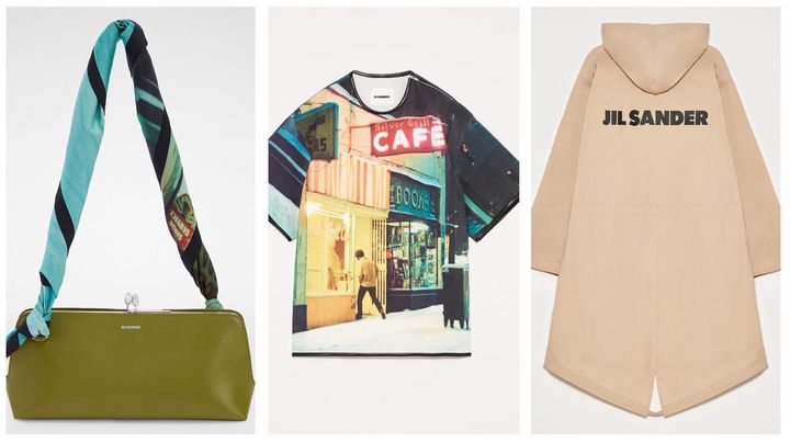 画像: 【右から】PARKA￥338,800、T-SHIRT￥305,800、GOJI SM W SCARF STRAP￥547,800 www.jilsander.com