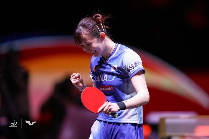 早田ひな（C）ITTF