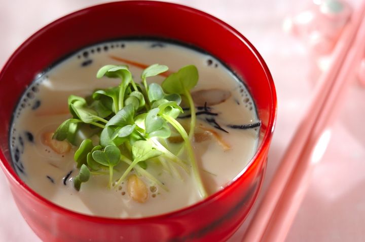 食物繊維たっぷり豆乳汁