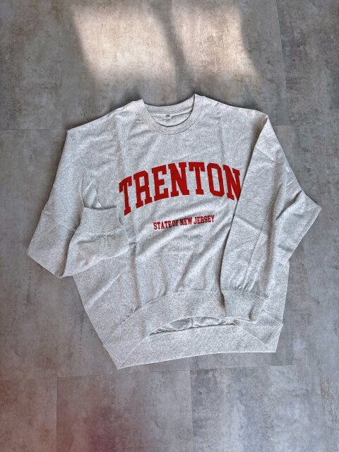 coca ビッグシルエットロングTシャツ ライトグレー