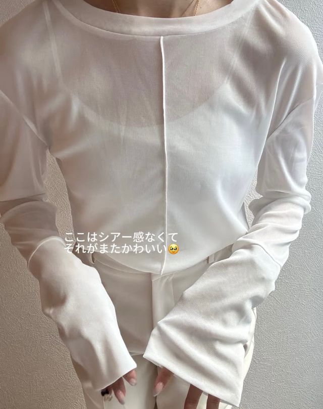 切り替えシアートップス