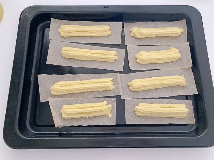 絞り終わった生地