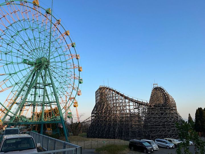 木製コースター「ジュピター」が人気の「城島高原パーク」