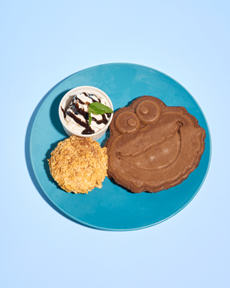 【豊洲店限定】「クッキーモンスターのチョコレートワッフル 」1480円