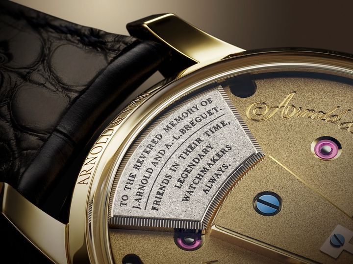 アーノルド & サンのクロノメトリー コンスタントフォース