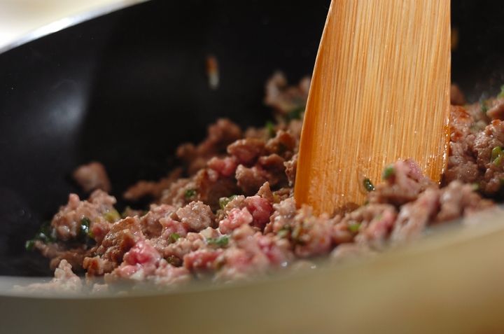 高野豆腐de麻婆の作り方1