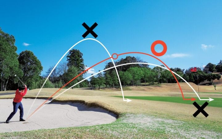 バンカーからのアプローチを成功させる簡単テクニック！コツは「ヒザを曲げるだけ」