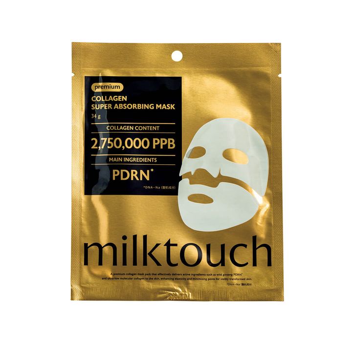 〈ミルクタッチ〉コラーゲン スーパーアブソービングマスク