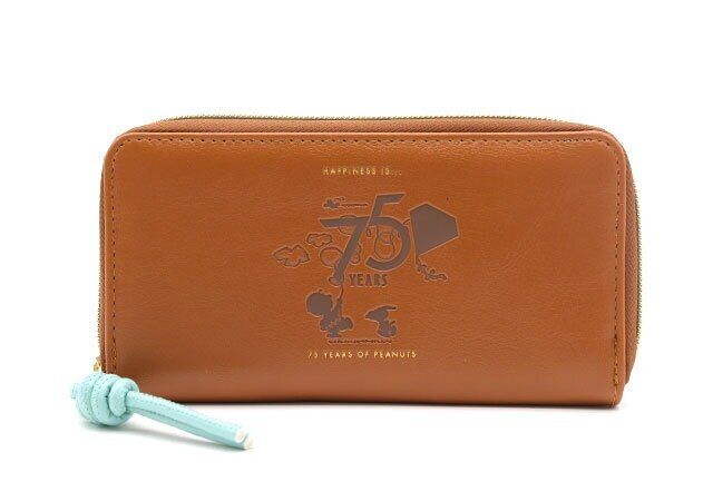 SNOOPY 高機能！ 小さな長財布 BOOK BROWN 75th Anniversary Limited Edition