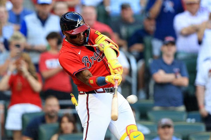 ブレーブスのロナルド・アクーニャJr.（C）Getty Images