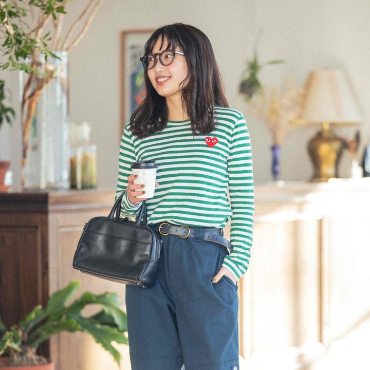 脱ベーシック。おしゃれ度が上がる”ロンT”の着こなし方って？【FUDGE FRIEND おしゃれさんの毎日コーディネート｜大島花菜】