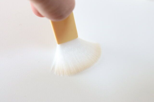 ダイソー メイクブラシセット（Bタイプ、4本、ミラー付） フェイスブラシ