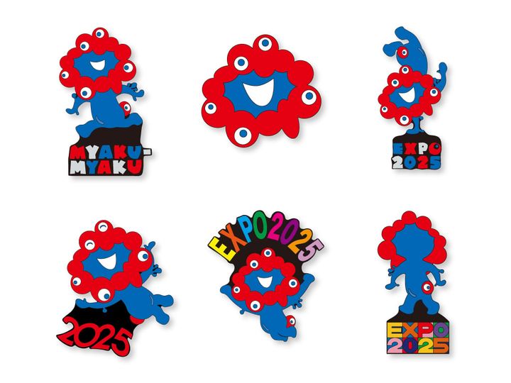 「EXPO2025 ミャクミャク ピンズ6Pセット」
